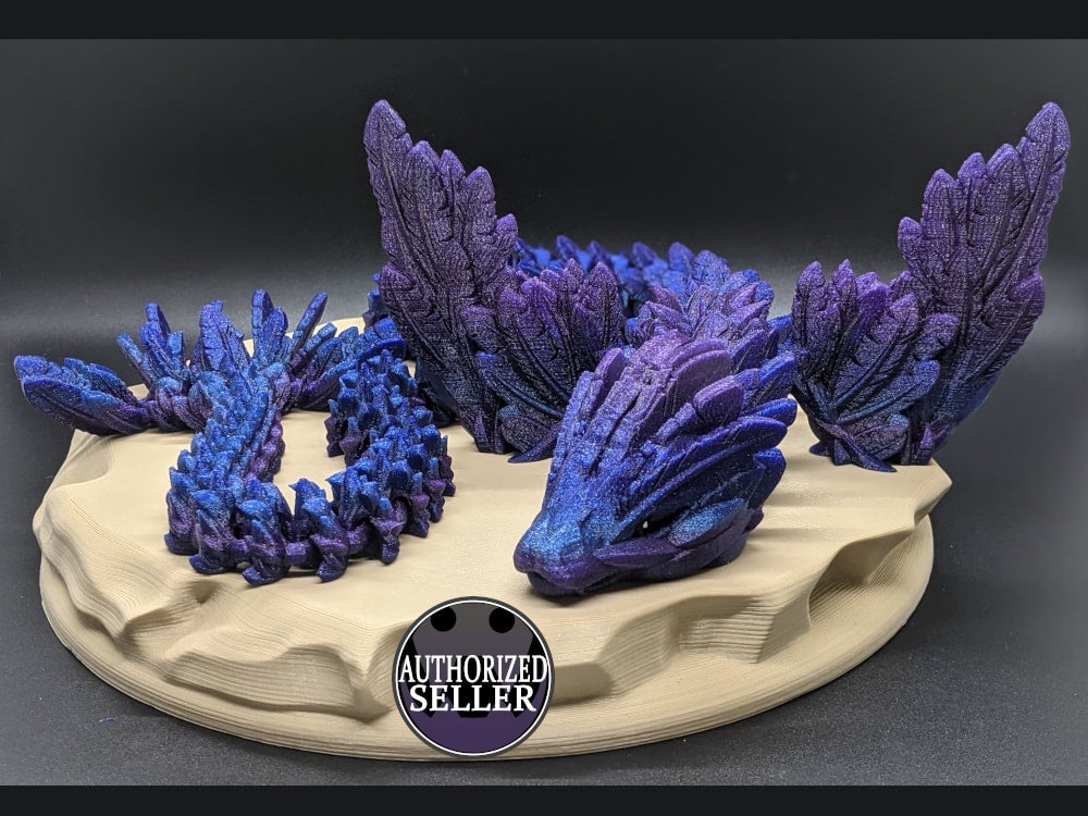 Flying Dragon Fidget Toy - Articulated Flying Dragon - 3D Printed